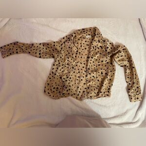 Animal print blouse